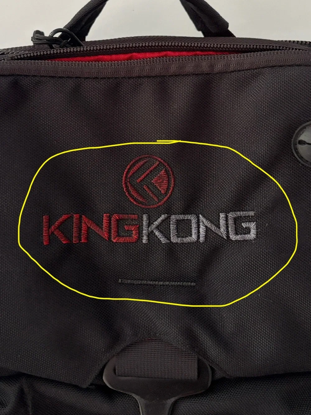 KNKG Core Backpack King Kong Backpack II Black Red New